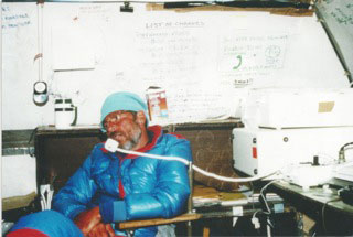 First satellite weather station Mt. Everest - 1988